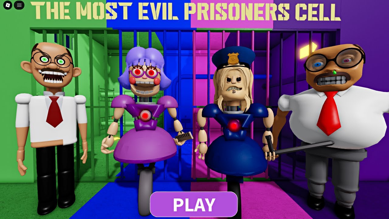 TEACHER VS MISS ANI-TRON VS POLICE GIRL VS EVIL JOE? OBBY Full Gameplay #roblox