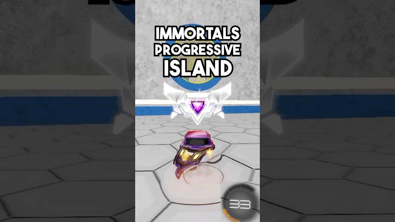 Immortals Progressive Island - Supersonic Legend levels #rocketleague #shorts