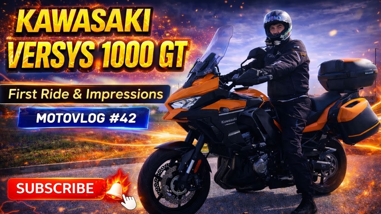 Kawasaki Versys 1000 GT / Prva vožnja i dojmovi / #motovlog 42