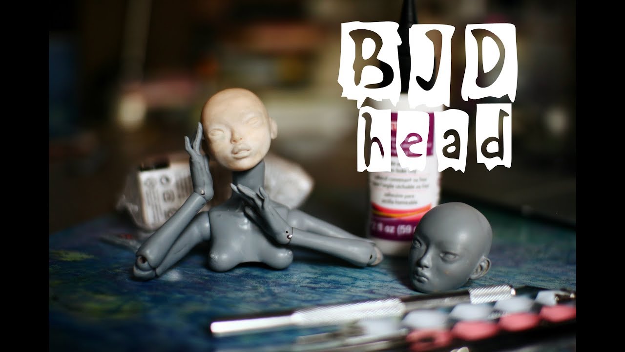 BJD HEAD SCULPTING // ЛЕПКА ГОЛОВЫ ШАРНИРНОЙ КУКЛЫ