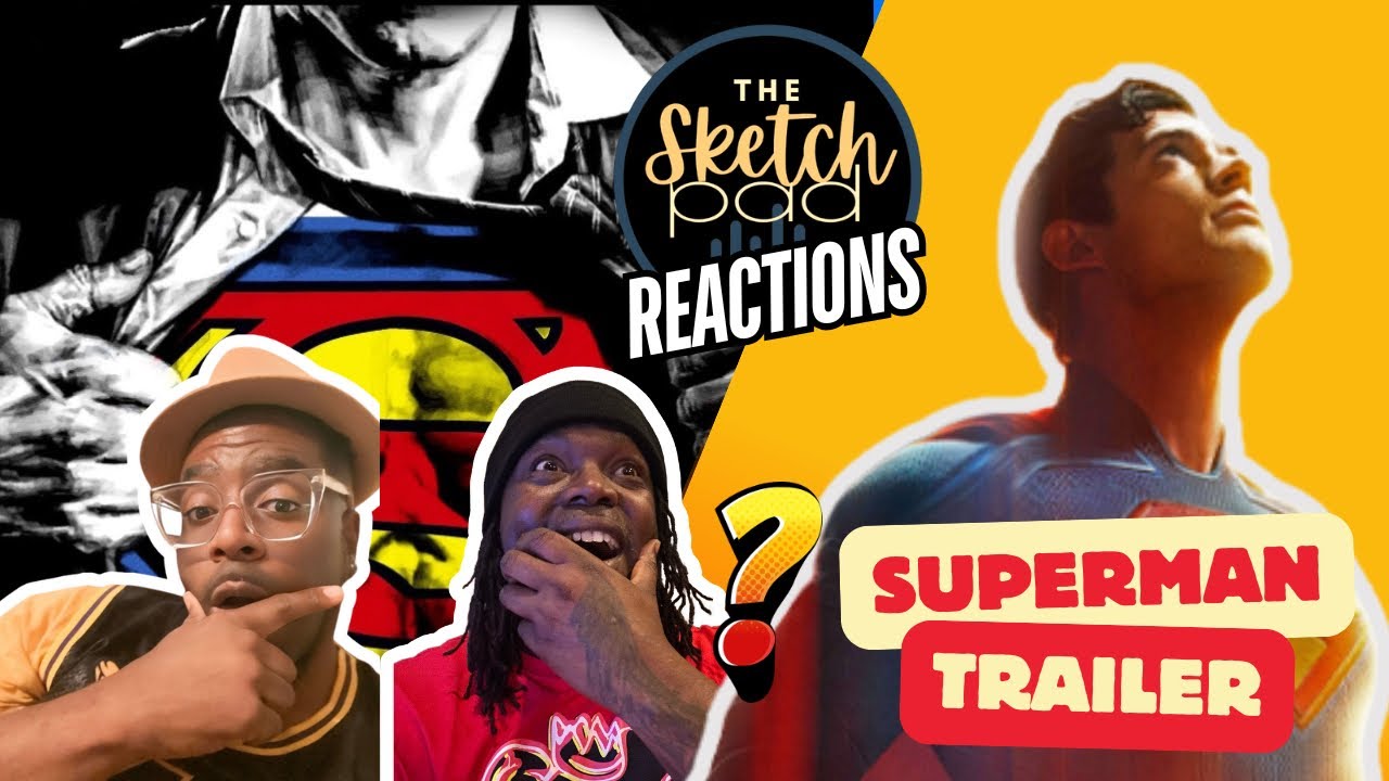 REACTION TO | JAMES GUN’S SUPER MAN TRAILER! GIVE OUR HONEST REVIEW.
