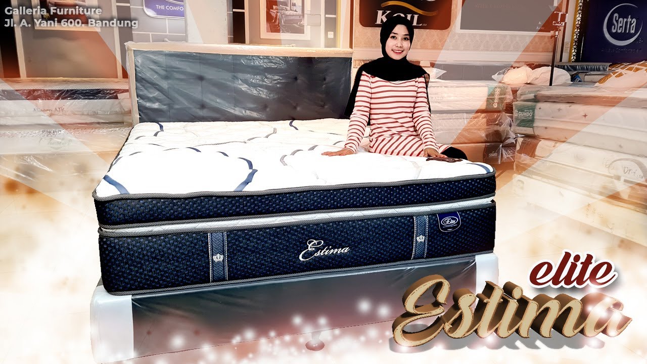 Cek Spring Bed Pemenang Rekor MURI : Elite Estima Review. Bagus, Nyaman, Kuat Banget.