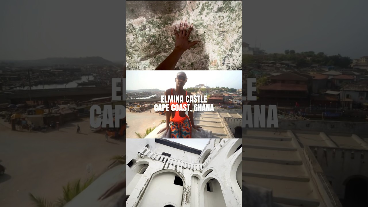 🇬🇭 Elmina Slave Castle in Cape Coast, Ghana #blackhistorymonth #capecoast #elminacastle