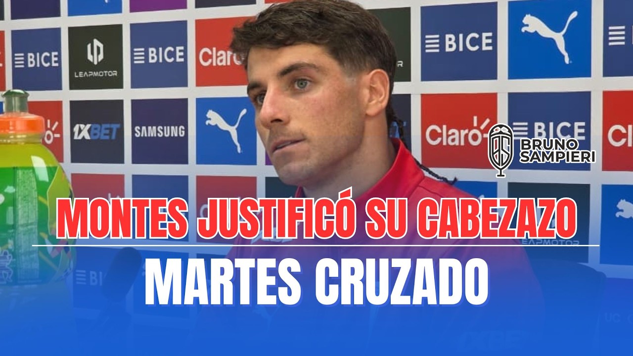 CLEMENTE MONTES EXPLICÓ SU CABEZAZO A MATÍAS PALAVECINO - Martes cruzado
