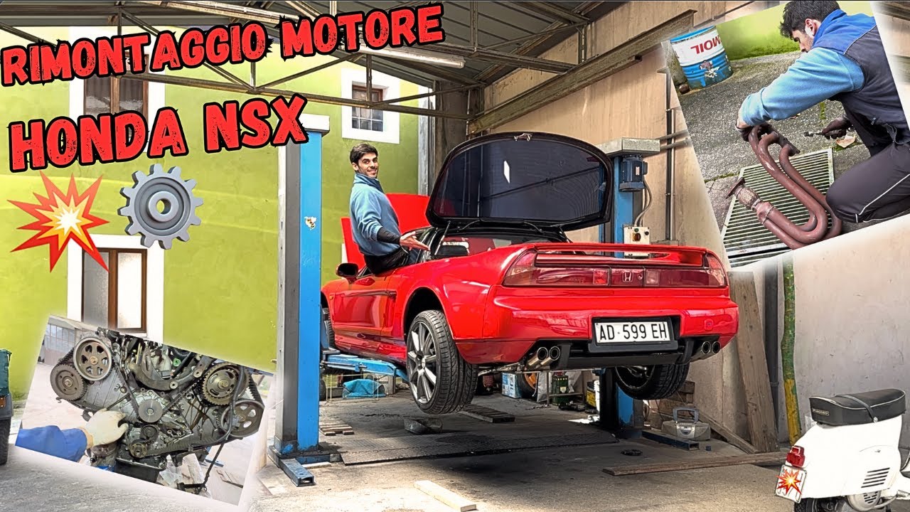 HONDA NSX 3.0 Vtec: Distribuzione, Frizione, Scarico, Aspirazione Maggiorata e molto altro💥| Parte 2