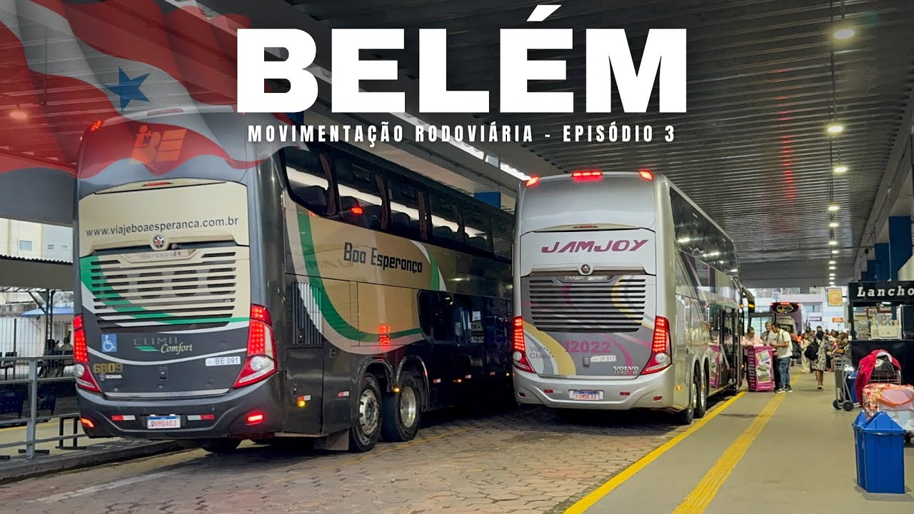 NÃO PARA a MOVIMENTAÇÃO na RODOVIÁRIA DE BELÉM | MOVIMENTAÇÃO RODOVIÁRIA - Ep. 3