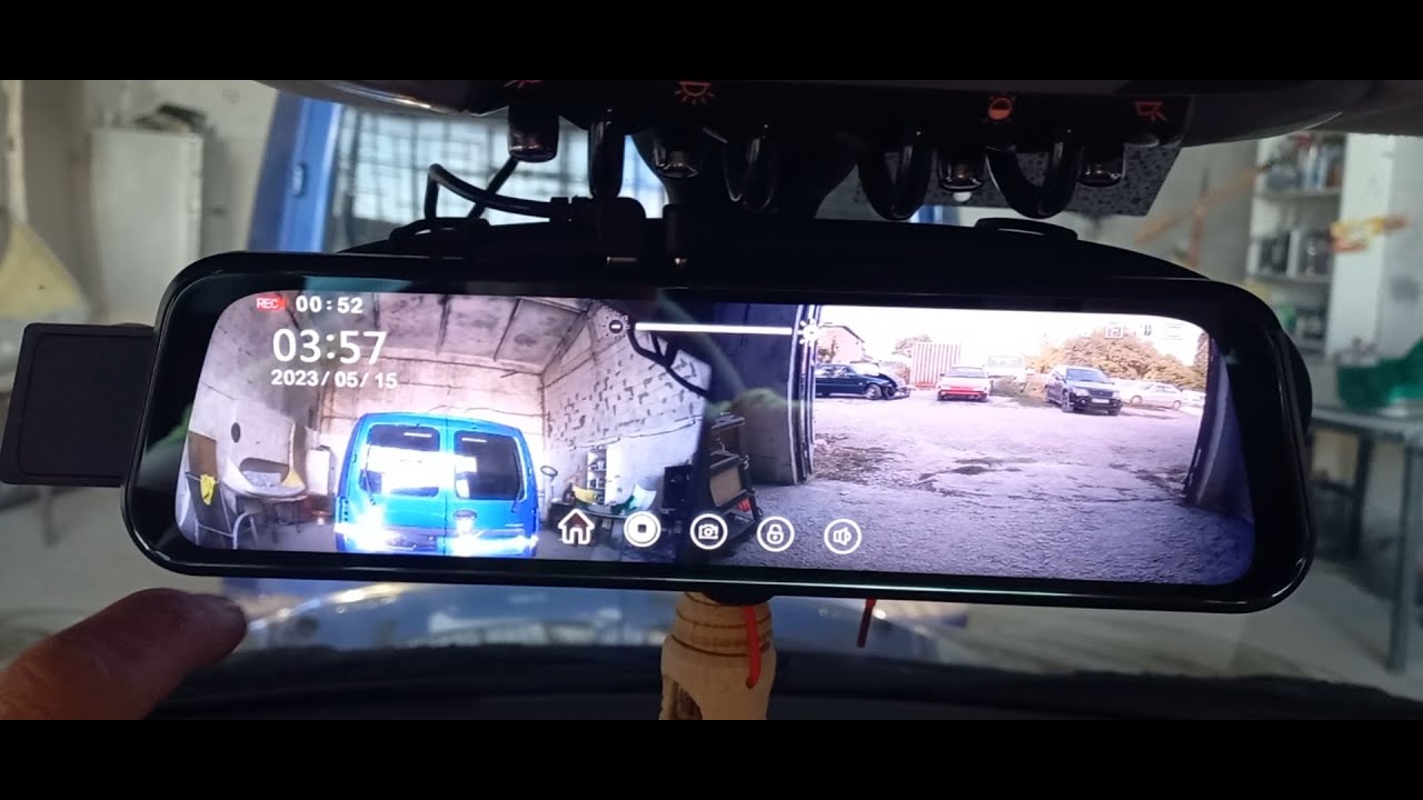 Установка JansiteT30 двойная видеорегистратор, цифровое зеркало и камера заднего вида на Mini Cooper