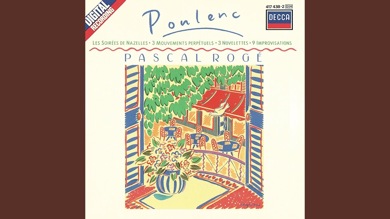 Poulenc: Improvisations 1-10, FP 63: 8. Improvisation in A minor