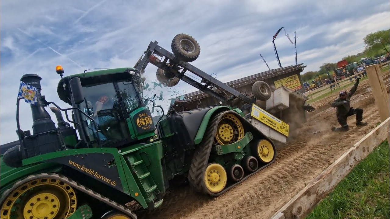 Bremswagen &uuml;berschl&auml;gt sich! Hoffest R&uuml;ssenbach