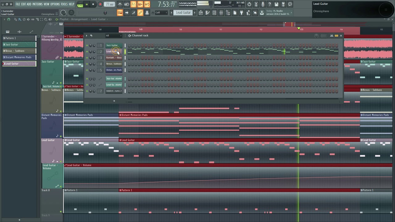 I Surrender - Hillsong Worship (with lyrics - poyzzone FLStudio)