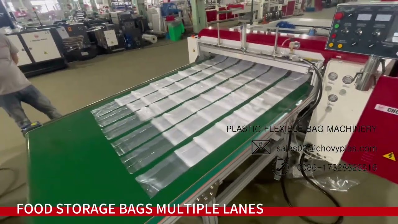 MULTIPLE LINES FOR SMALL FOOD STORAGE BAG MAKING