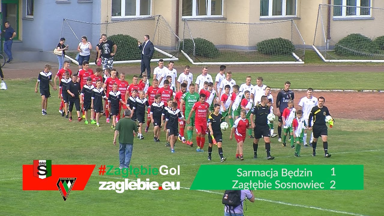 Bramki z meczu sparingowego Sarmacja Będzin - Zagłębie Sosnowiec (1:2)