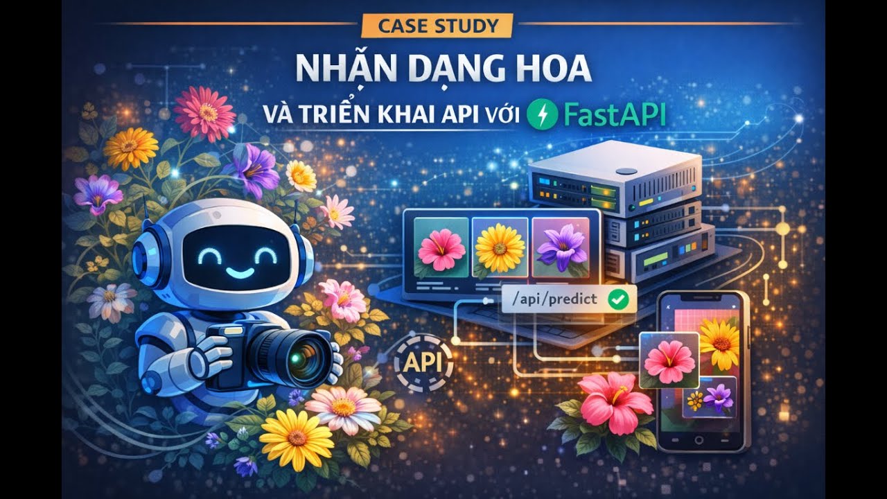 Hướng dẫn nhanh Huấn luyện mô nhận dạng loài hoa & Triển khai API với FastAPI