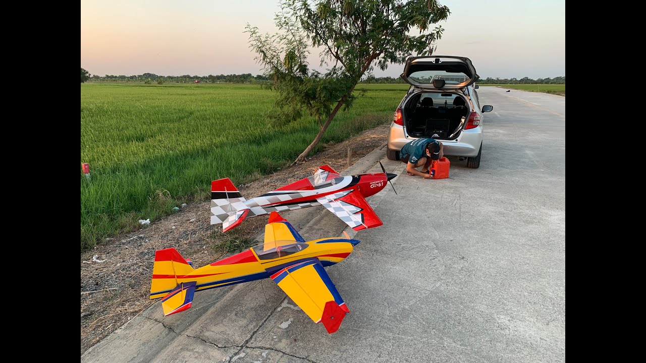 เครื่องบินบังคับ 3D ไปชมการ First flight Skywing Extra NG 60