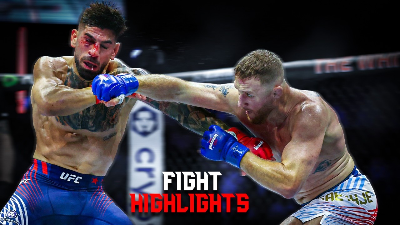 Ilia Topuria vs Justin Gaethje I FULL HIGHLIGHTS