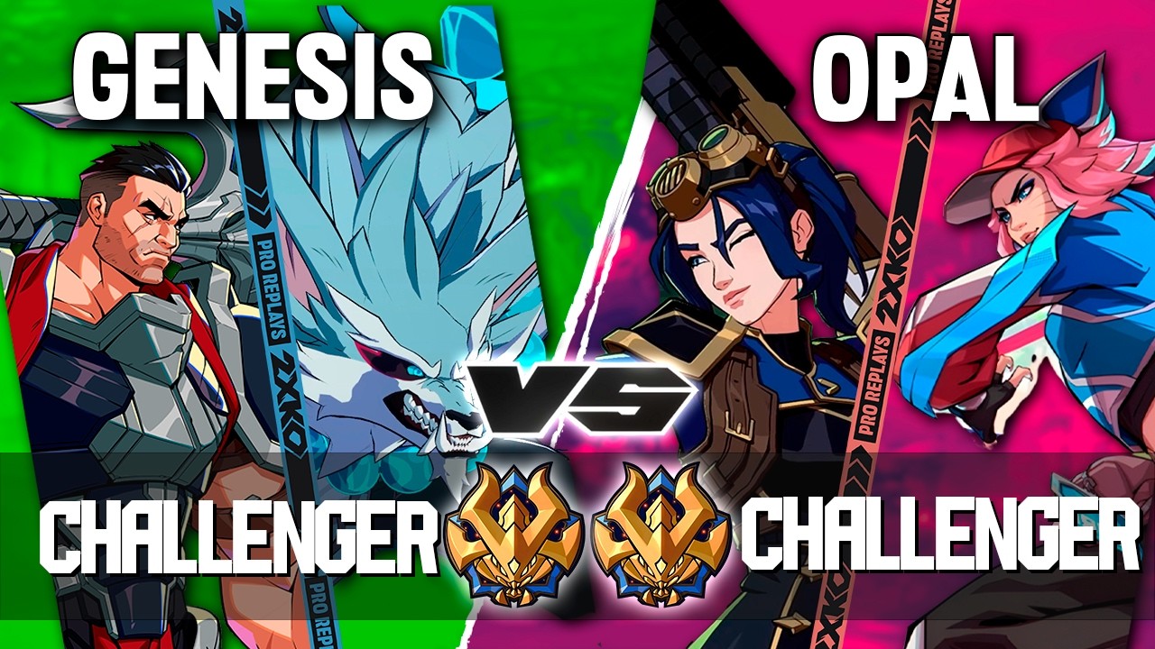 2XKO ▰ GENESIS (Warwick-Braum) vs OPAL (Caitlyn-Ahri) ▰ 2XKO Pro level replays