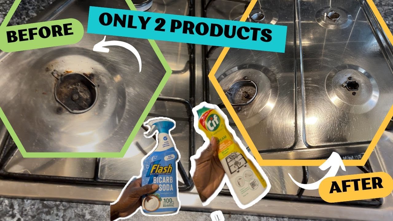 How I Deep-Cleaned My Gas Burner with Just 2 Products