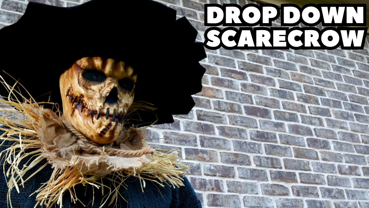 Party City - Drop Down Scarecrow | Unboxing/Setup | Scary Jumpscare Scarecrow