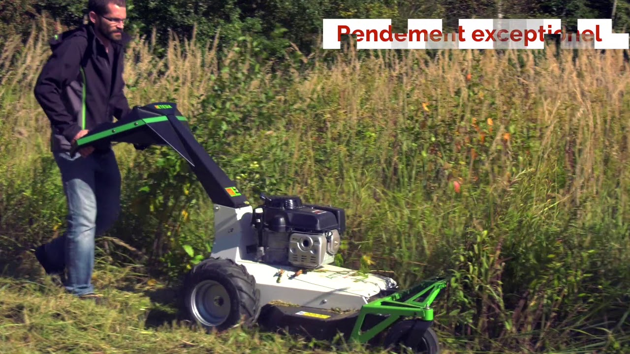 ETESIA - Nouvelle faucheuse-débroussailleuse ATTILA 75 en action