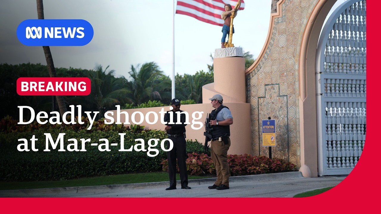 Armed man shot dead at Trump's Mar-a-Lago property | ABC NEWS