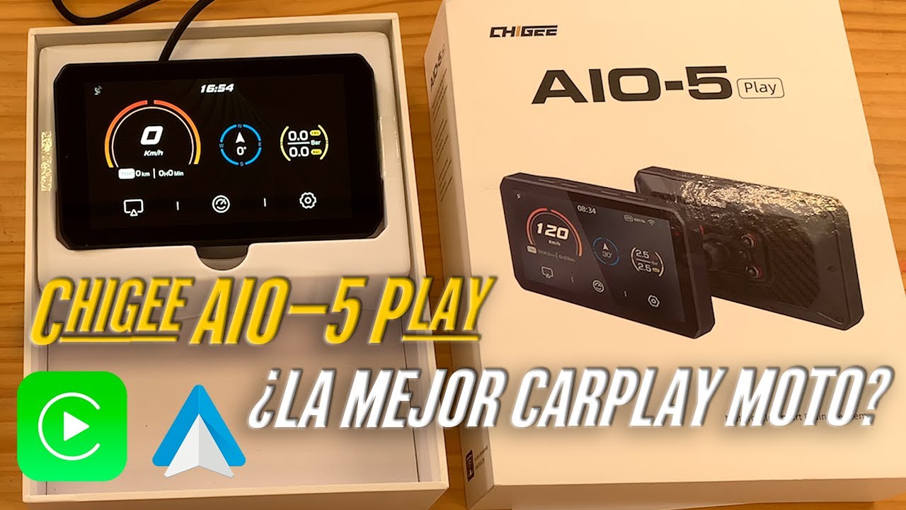 Chigee Aio 5 PLAY: Pantalla De Moto Con Navegación Carplay 🤘 Y Android Auto - ¿la Mejor Opción?