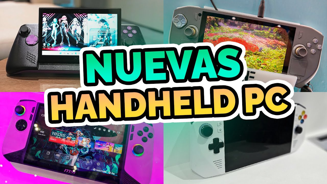NUEVAS HANDHELD PC! 2025 va a ser BRUTAL! 🔥 - MSI Claw - Zotac Zone - XPG Nia -  Computex 2024