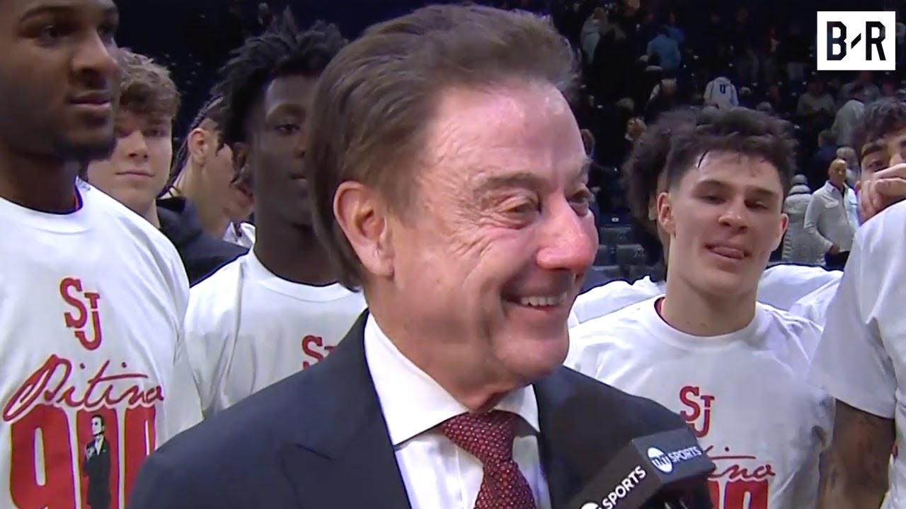 Rick Pitino Reacts to Reaching 900 Career Wins