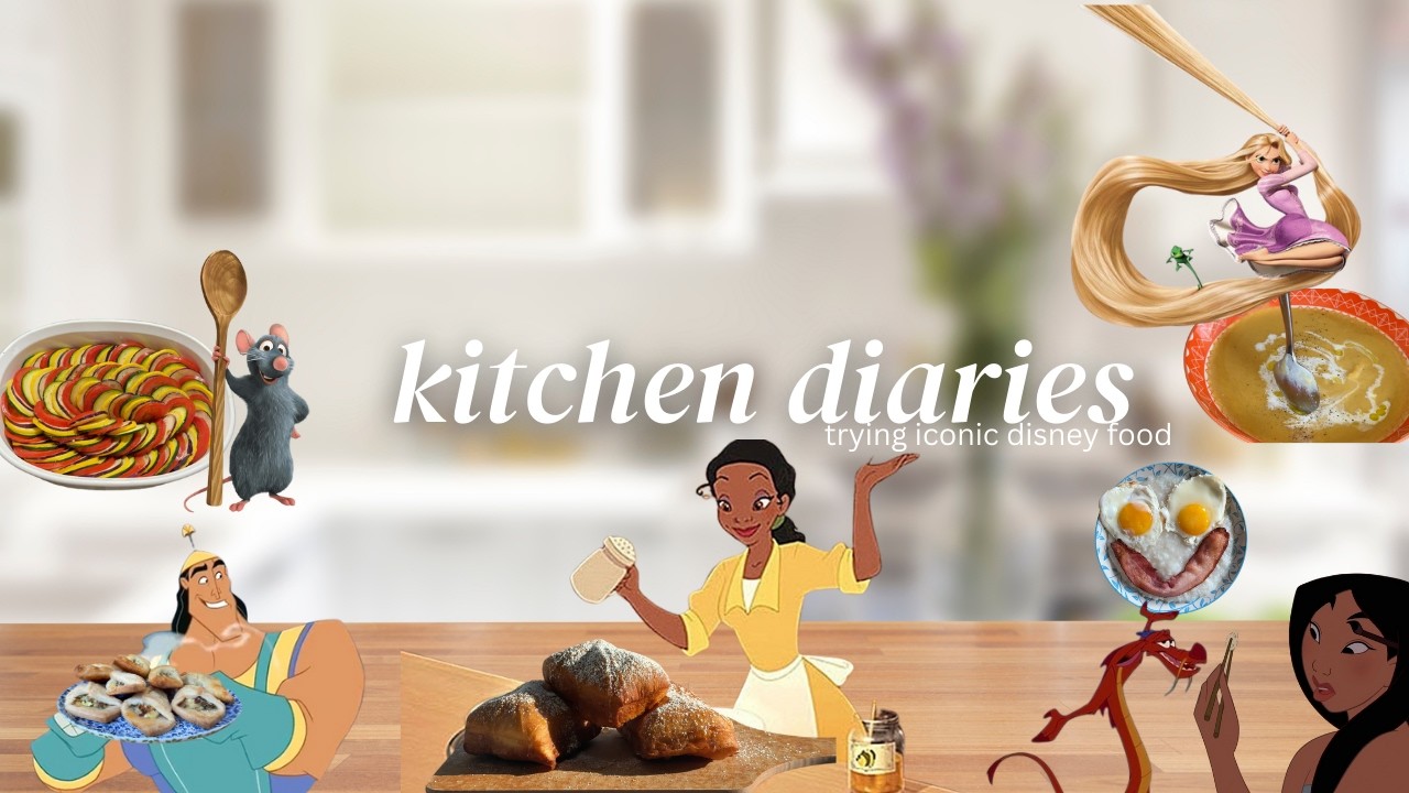 I made famous disney dishes ⭐👩🏻‍🍳 | kitchen diaries