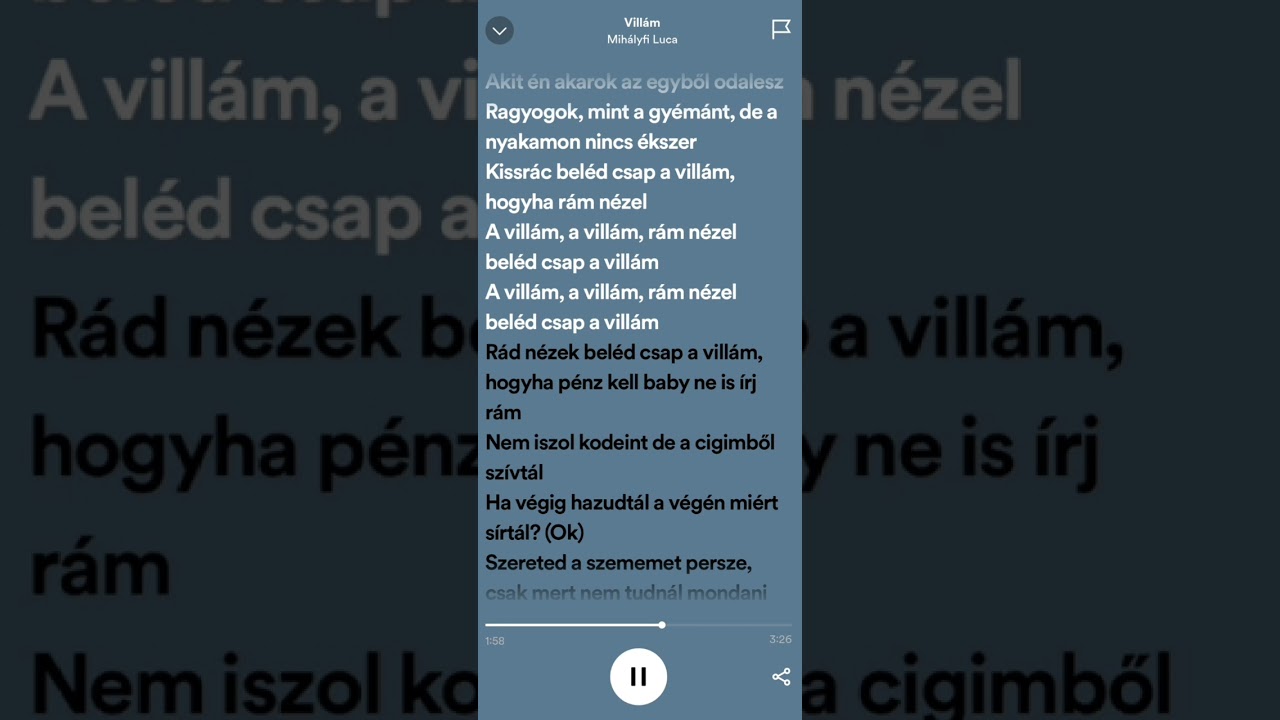 Mihályfi Luca feat. Ekhoe - Villám [sped up+lyrics]