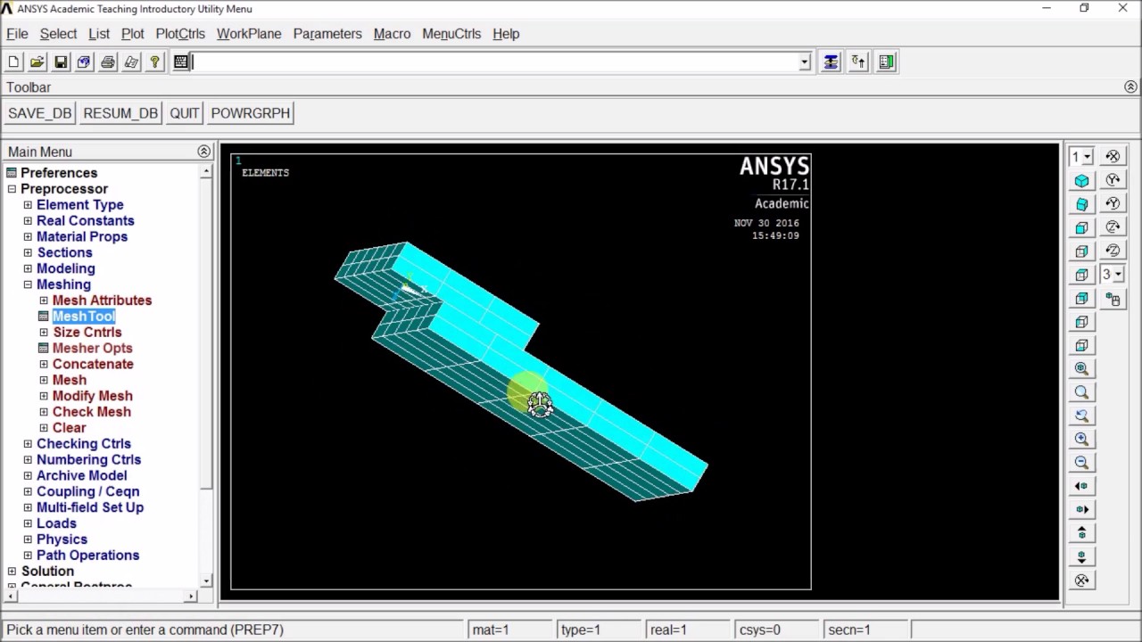 BYU ANSYS Tutorial - Contact Pairs