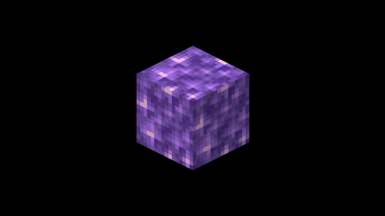 Breaking and Placing Block of Amethyst Sound Effect [Minecraft]