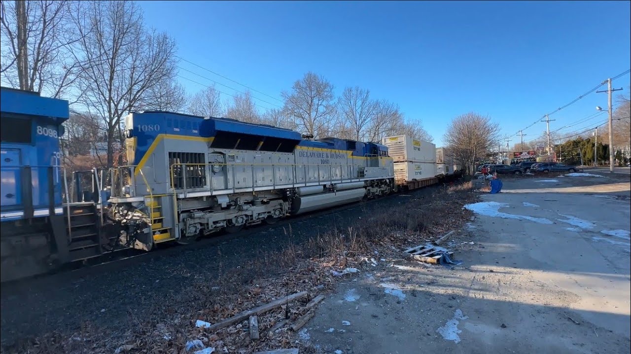 Chasing the First NS 264 Reroute (CSX Z618) on CSX Tracks From Worcester to Ayer (MA), 1/13/2026