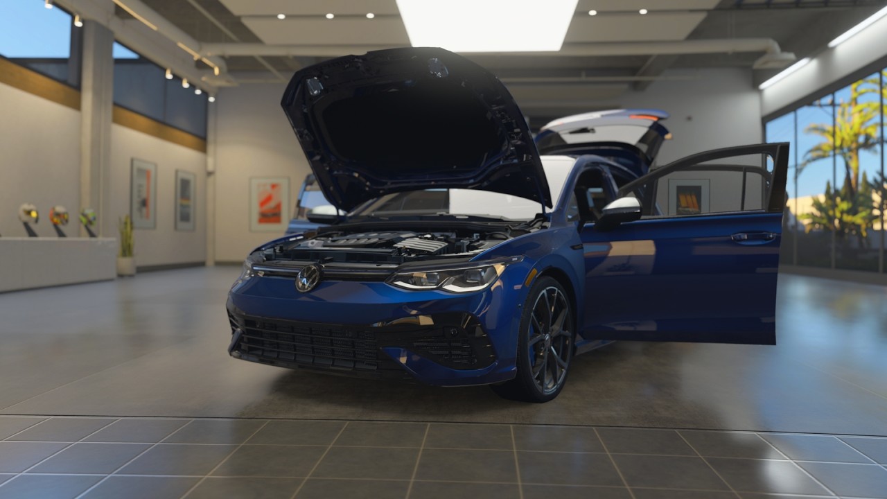 2022 VW Golf R On Fujimi Kaido - Forza Motorsport | Steering Wheel Gameplay
