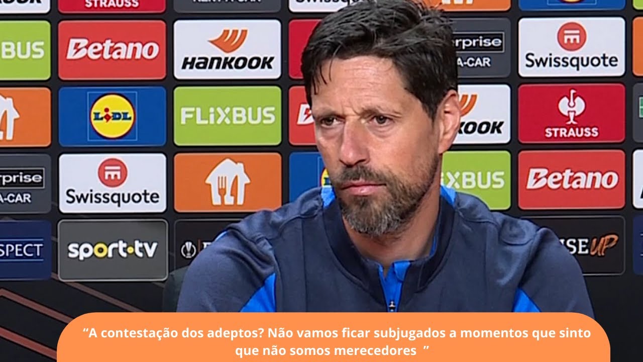 Fc Porto Vítor Bruno: Não vou permitir que os jogadores sejam subjugados injustamente