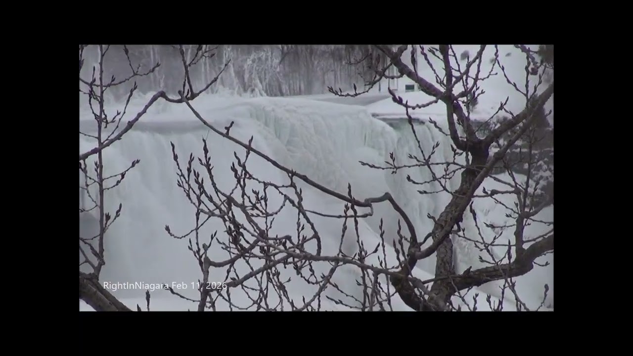 The ICE BRIDGE at Niagara Falls, Feb. 2026