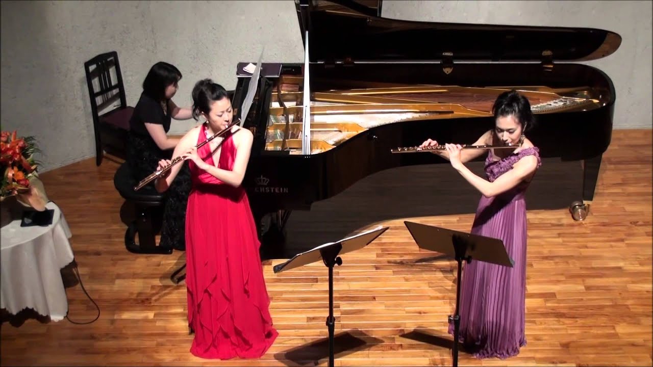 Mozart:　3rd Movement from Sonata  in D major K.448 （arr.for two flute and piano）