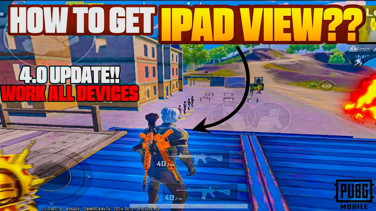4.0 UPDATE 🔥|HOW TO GET IPAD VIEW IN IN PUBGM/BGMI 😍|WORK ALL ANDROIDS DEVICES 🔥👍|
