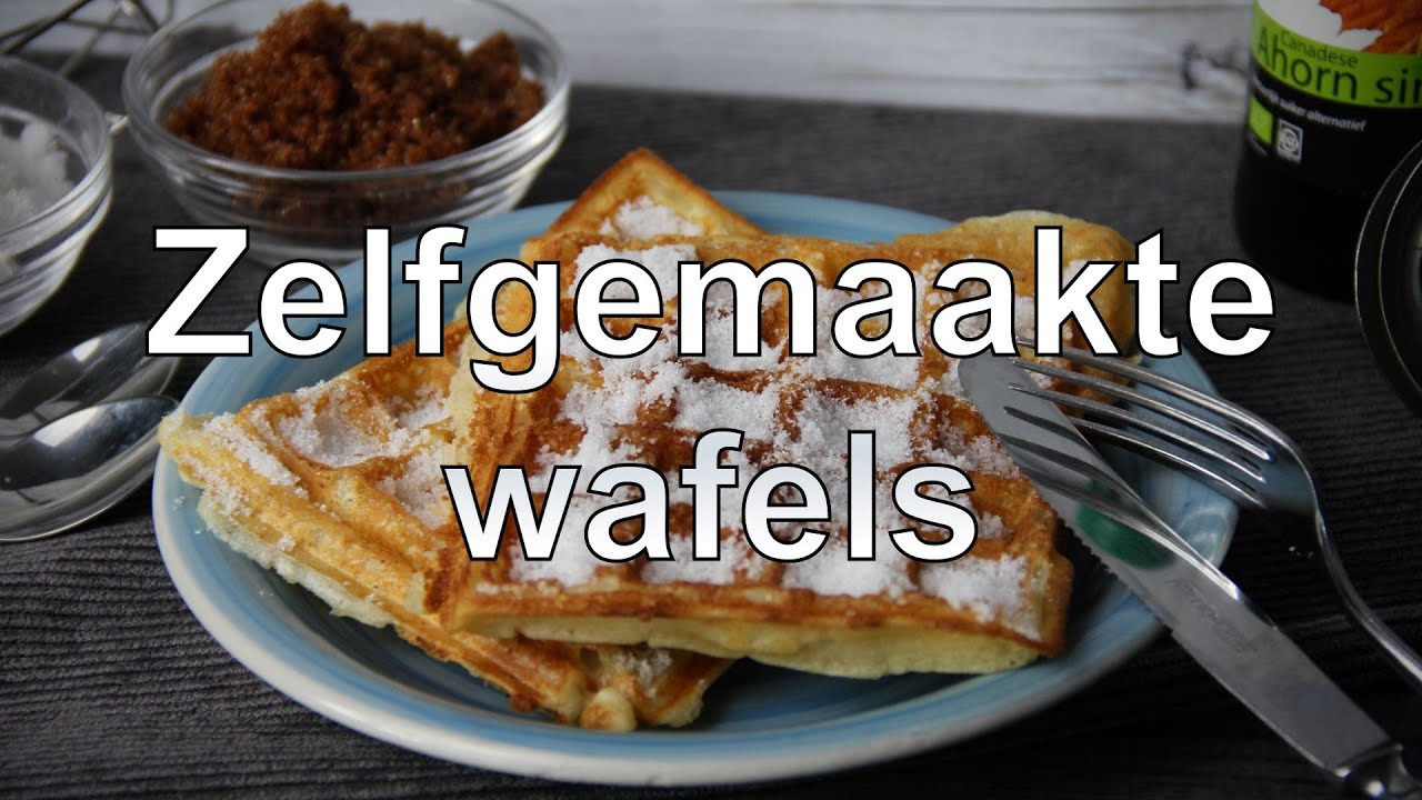 Zelfgemaakte wafels recept