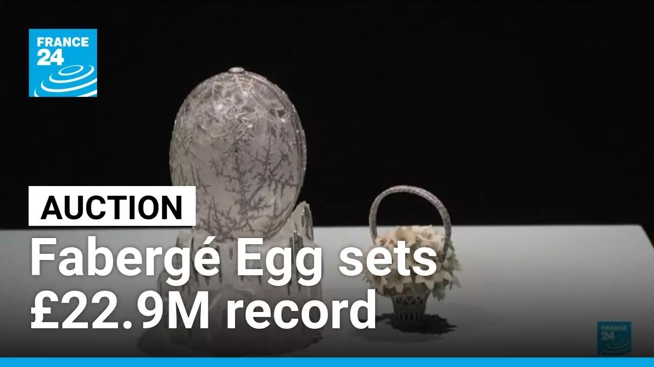 Faberge's rare Winter Egg fetches record &pound;22.9M at auction &bull; FRANCE 24 English