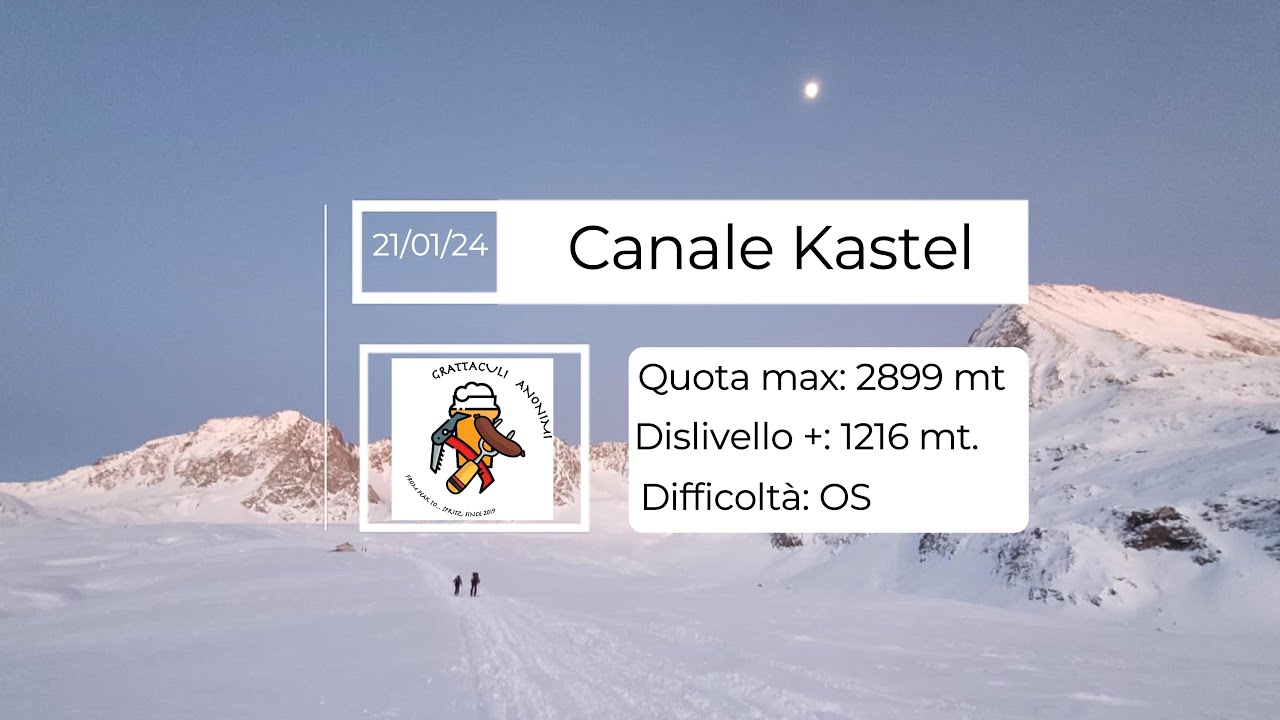Scialpinismo - Val Formazza - Canale Kastel - 21/01/2024