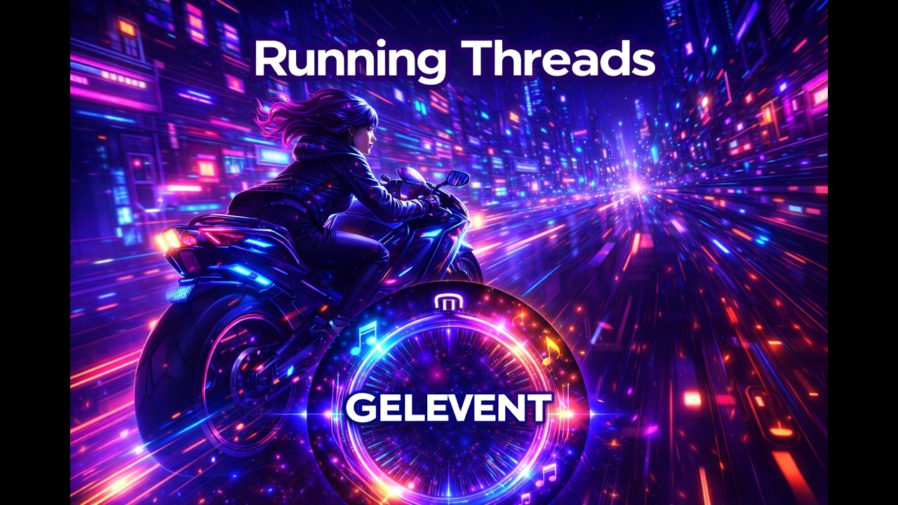 Running Threads - Cyber-motorist futuristic robotic dinamic (Cyberpunk ambient)