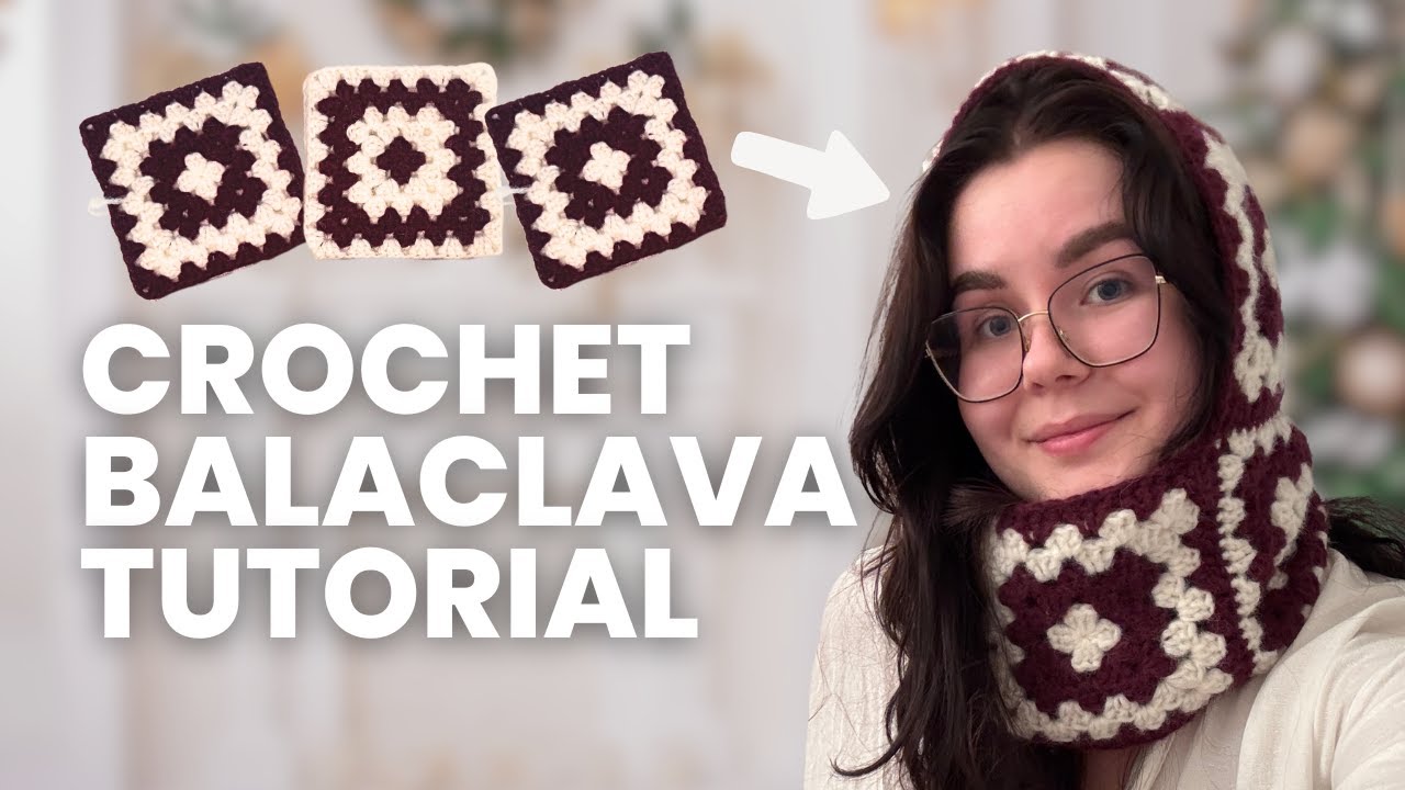 How to Crochet a Granny Square Balaclava 🧶 | Easy Beginner Friendly Tutorial