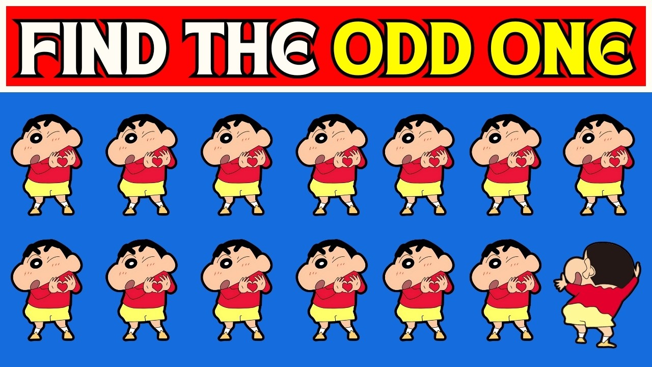 Find the Odd One Out &ndash; Cartoon Character Edition