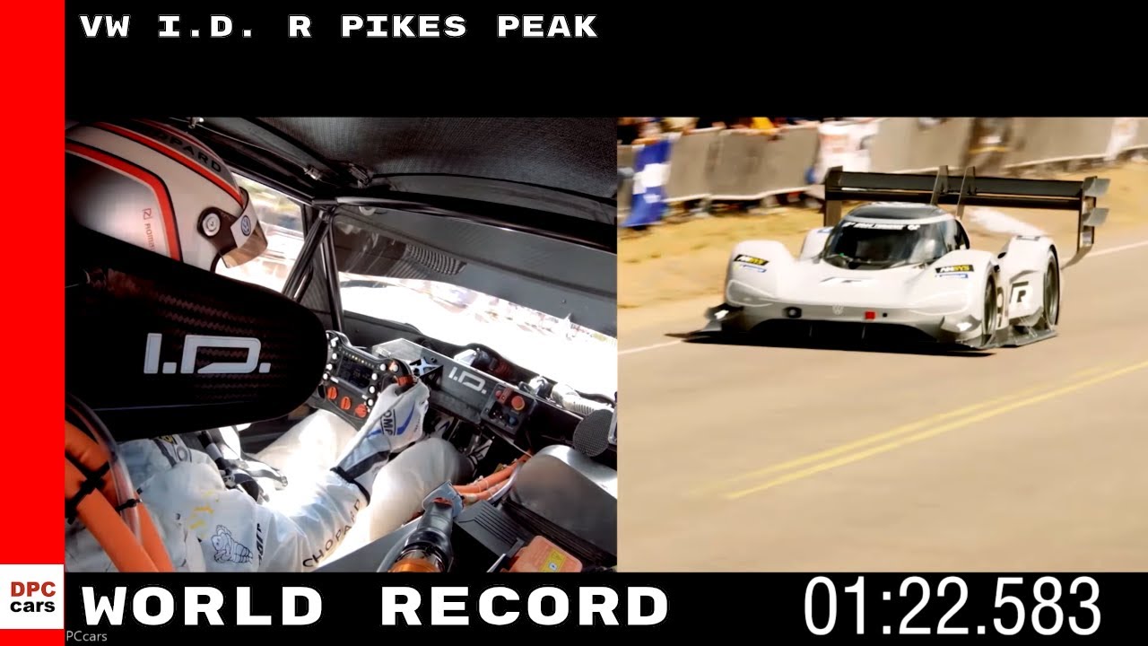 World Record Run Of VW I D  R Pikes Peak