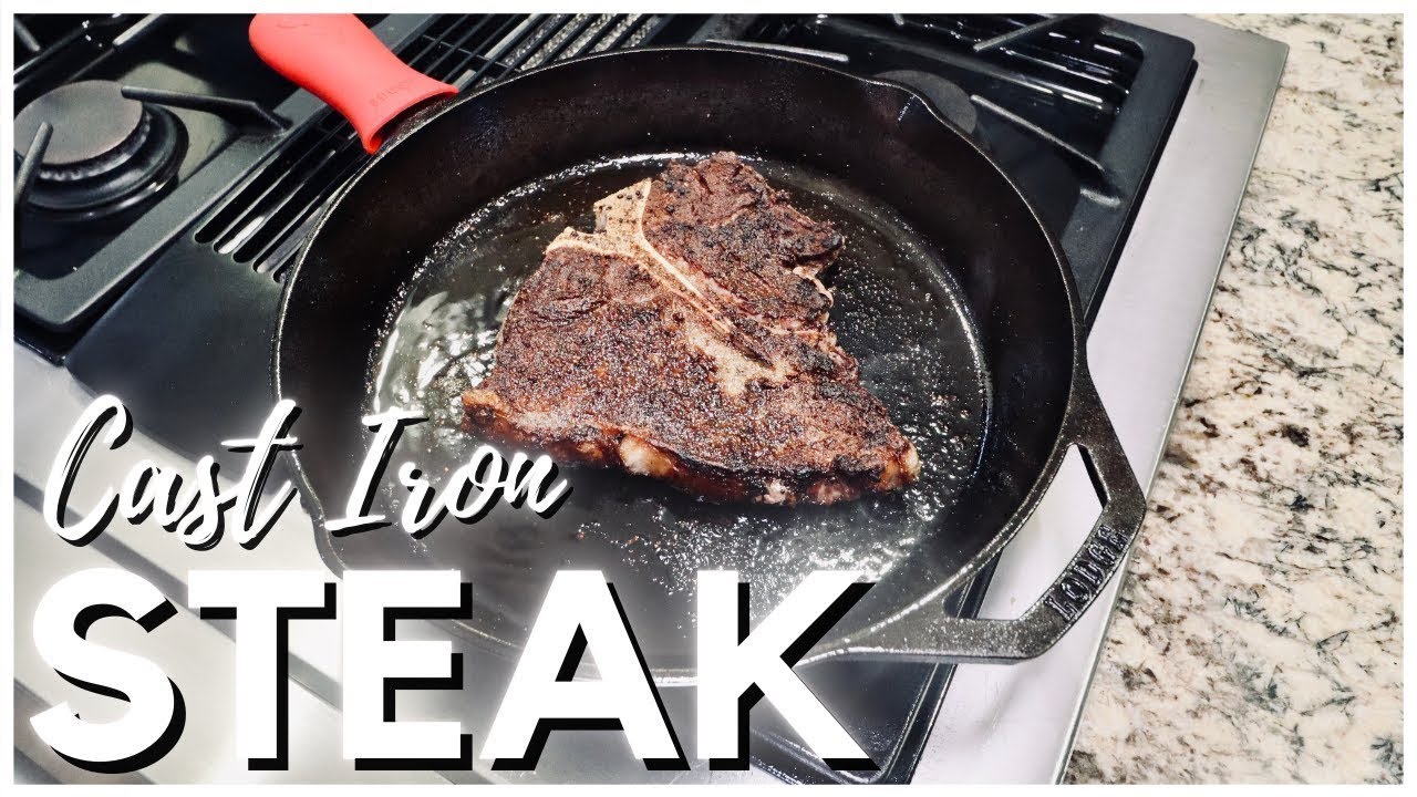 How To Cook The Perfect Steak Using Cast Iron Skillet | Cast Iron Steak Recipe