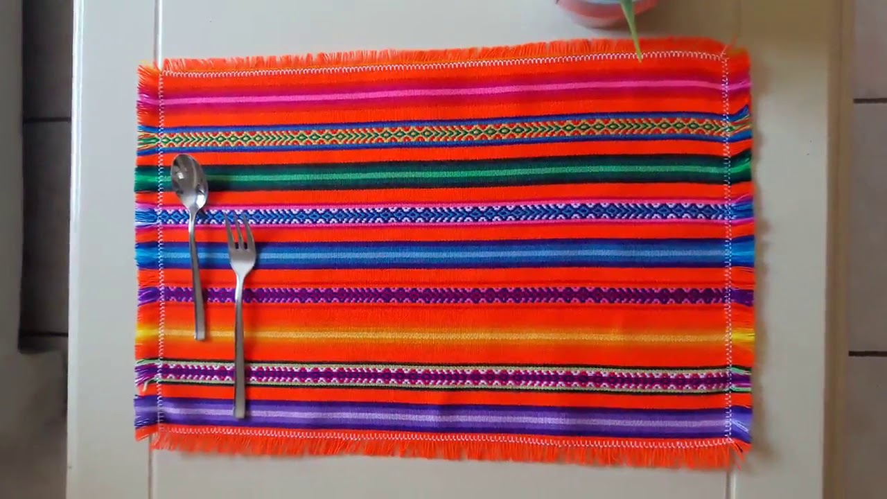 Andean placemats, Peruvian, Aguayo