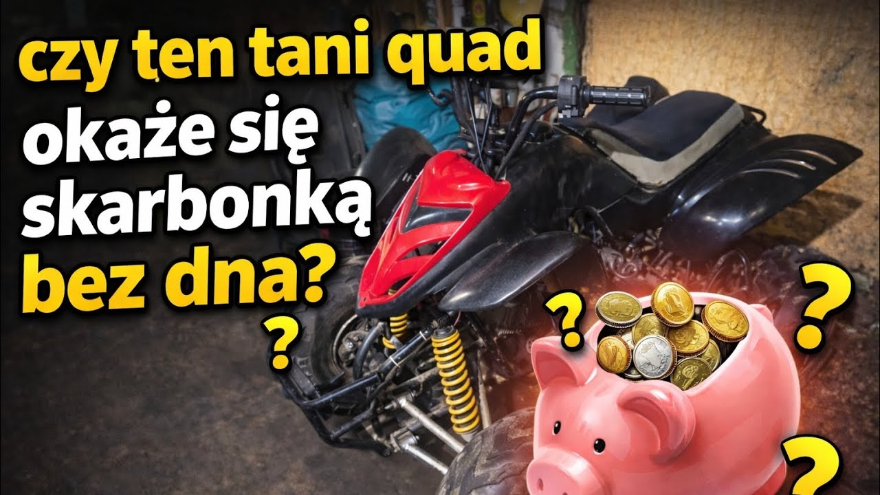 Kupiłem najtańszego quada&hellip; ile mnie to będzie kosztować?! 💸  cz.1 oględziny