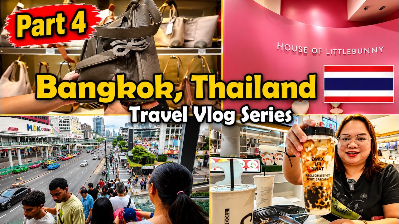 Bangkok Vlog 2025: House of Little Bunny Bags Tour & Haul + CentralWorld Food Trip & Gentlewoman