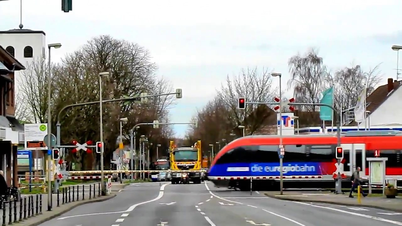 BÜSTRA Geilenkirchener Straße, Herzogenrath-Merkstein ++mit der Euregiobahn++(Neu bearbeitet)