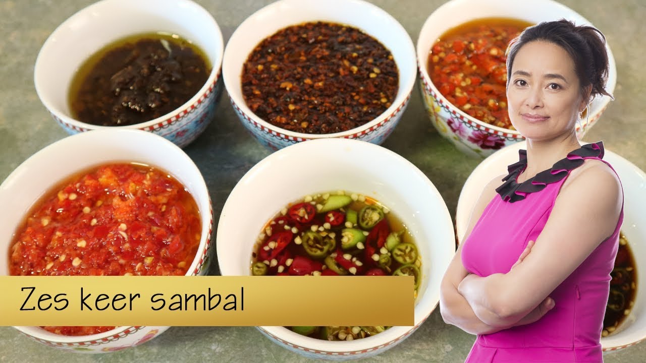 Zes soorten sambal om zelf te maken